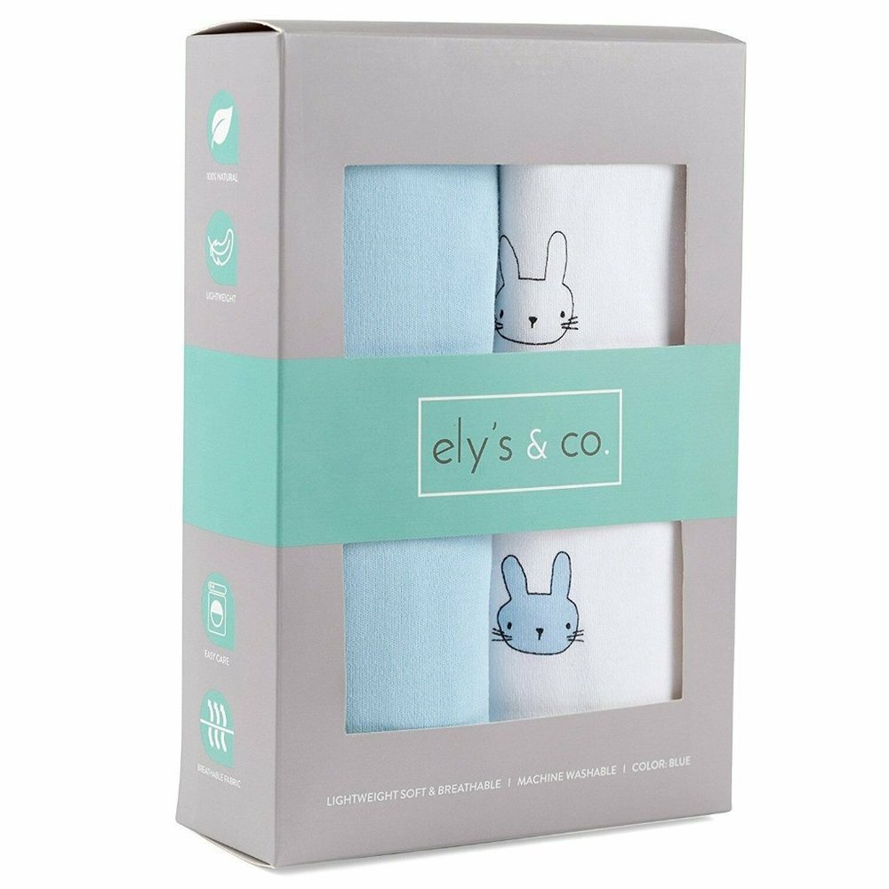 Ely's & Co Wearable Blanket Sleeping Bag Bunnies